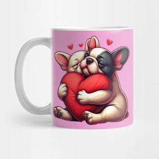 Frenchie Love Heart Mug